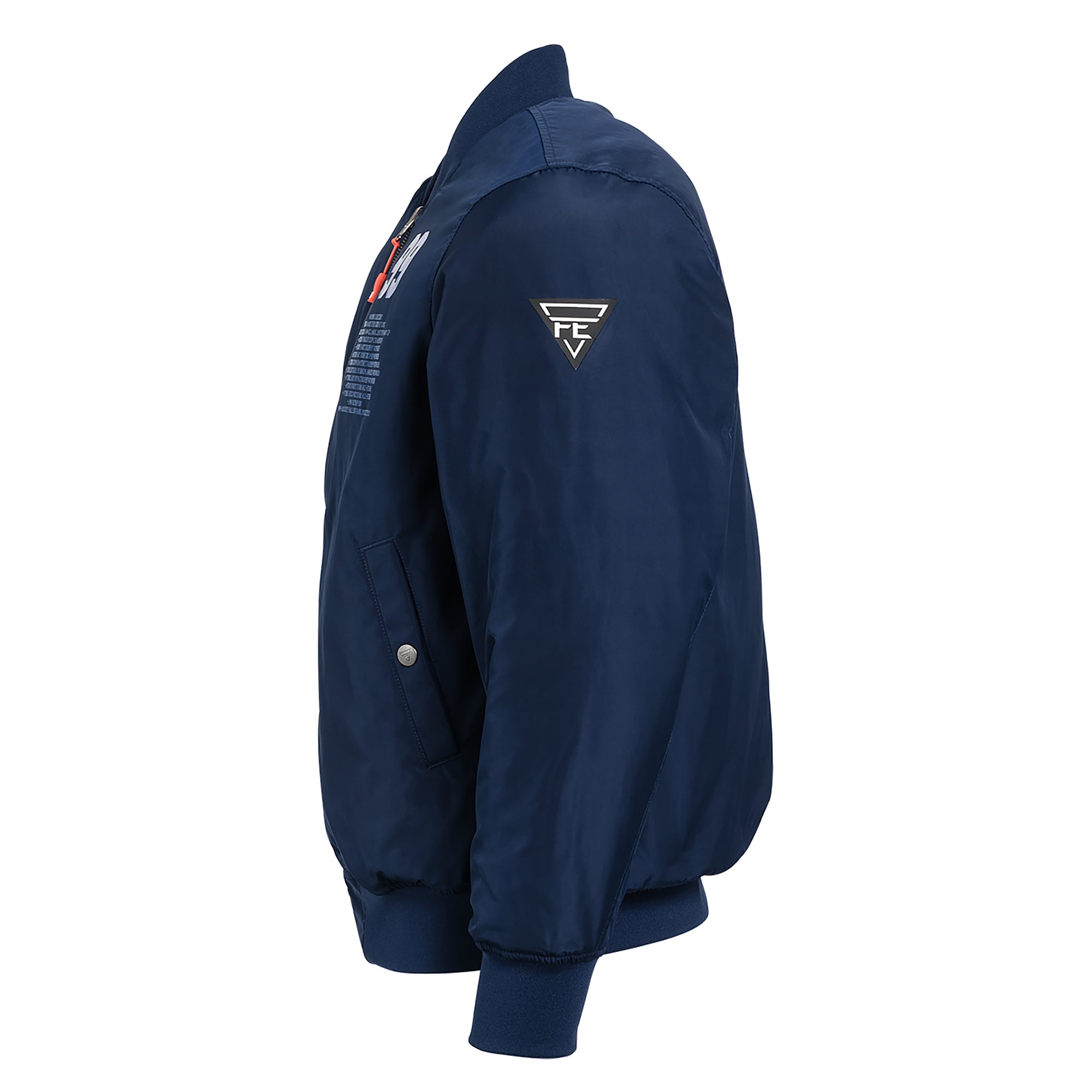 Veste bomber réversible zippée pour homme FE Wayne Gretzky Royal/Marine des Oilers d'Edmonton